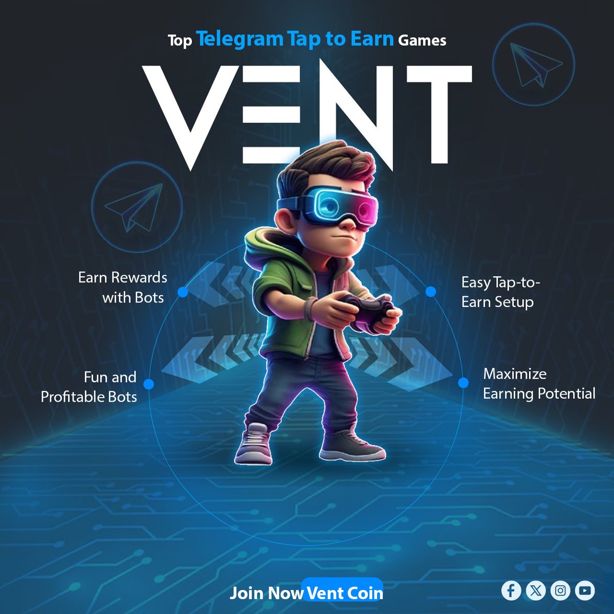 ventcoin2025's tweet photo. "Warning: This game pays REAL crypto! 💸🔥 Mine $VENT while you play—no joke! #TapToEarn

 #PlayToEarn
#airdrop #blockchain
#blockchaintechnology #crypto 
#cryptonews 
#cryptocurrency 
#cryptomarket 
#cryptoworld 
#taptoearn #cryptomillionaire
#taptoearnmining #ventcoin https://t.co/zW24TL9EFn