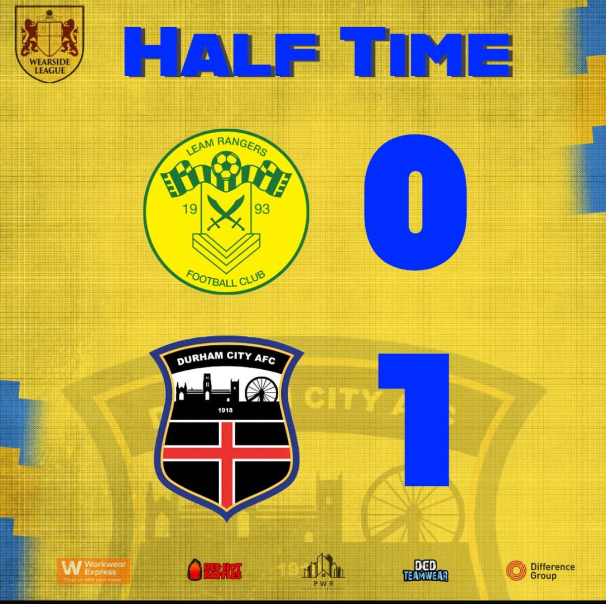 Durham_City_FC's tweet photo. 45'| Leam Rangers Res. 0-1 Durham City
Owens' goal has us infront at the interval!
#DurhamCityAFC #DCAFC #TheCitizens https://t.co/fzYXClmCDY