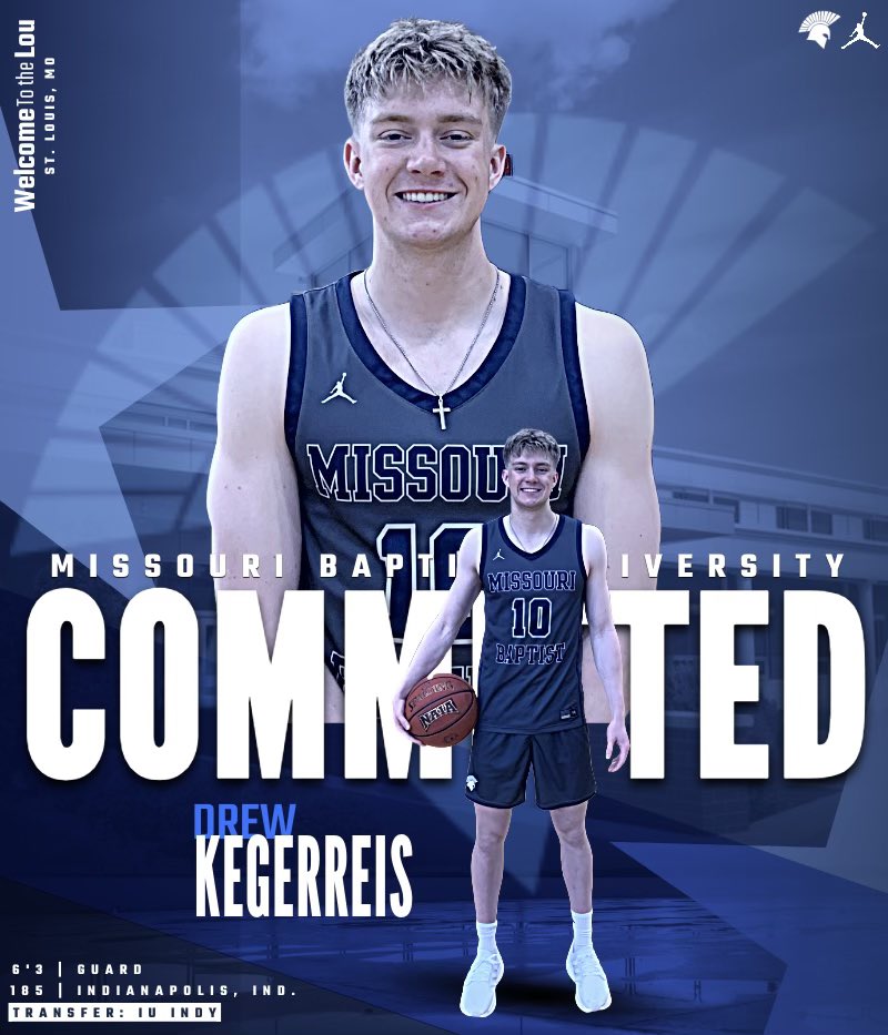 Drew Kegerreis (@drew_kegerreis) on Twitter photo Grateful for this opportunity. Go Spartans⚔️ <a href="/MBUBasketball/">Missouri Baptist Men's Basketball</a> <a href="/coach_tjarvis/">Taylor Jarvis</a> Grateful for this opportunity. Go Spartans⚔️ <a href="/MBUBasketball/">Missouri Baptist Men's Basketball</a> <a href="/coach_tjarvis/">Taylor Jarvis</a>