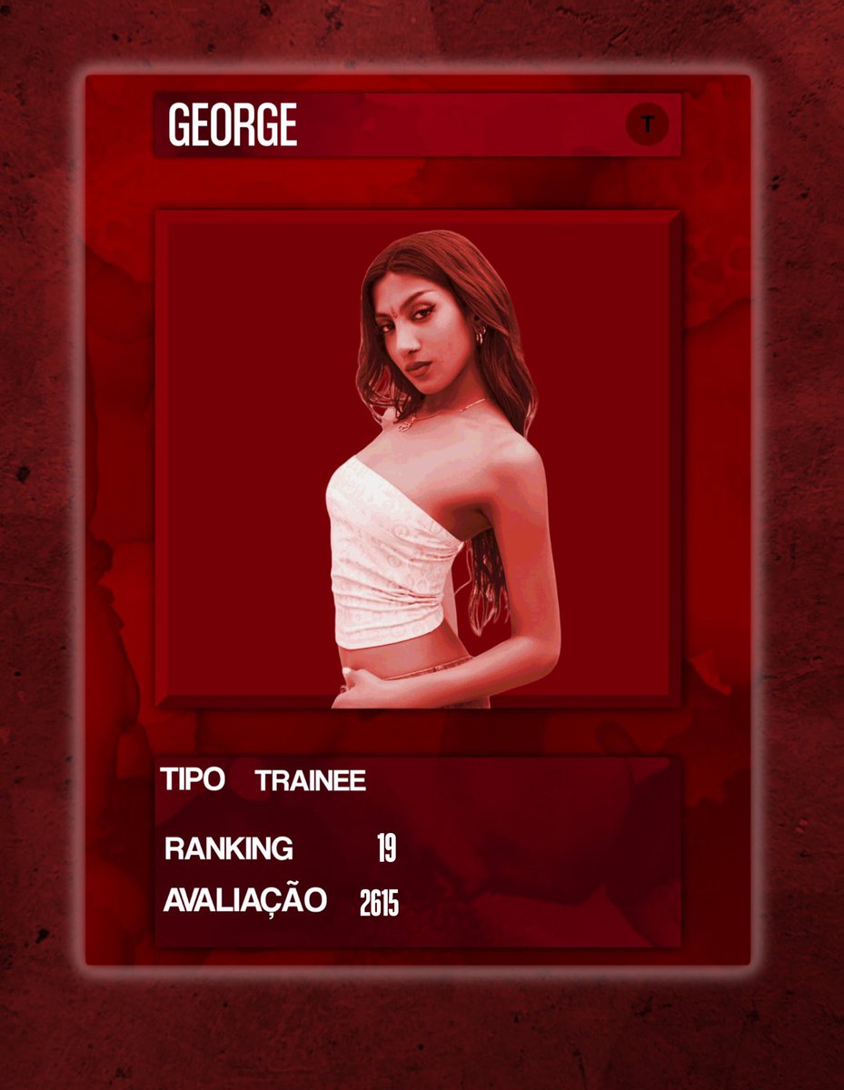 — 𖦹 ⚔️ 1ST MISSION RANKING

19º GEORGE (+5)
Team: Center

• Média: 93.7
• Pontos: 2615

#BATTLEVERSE #1stMission