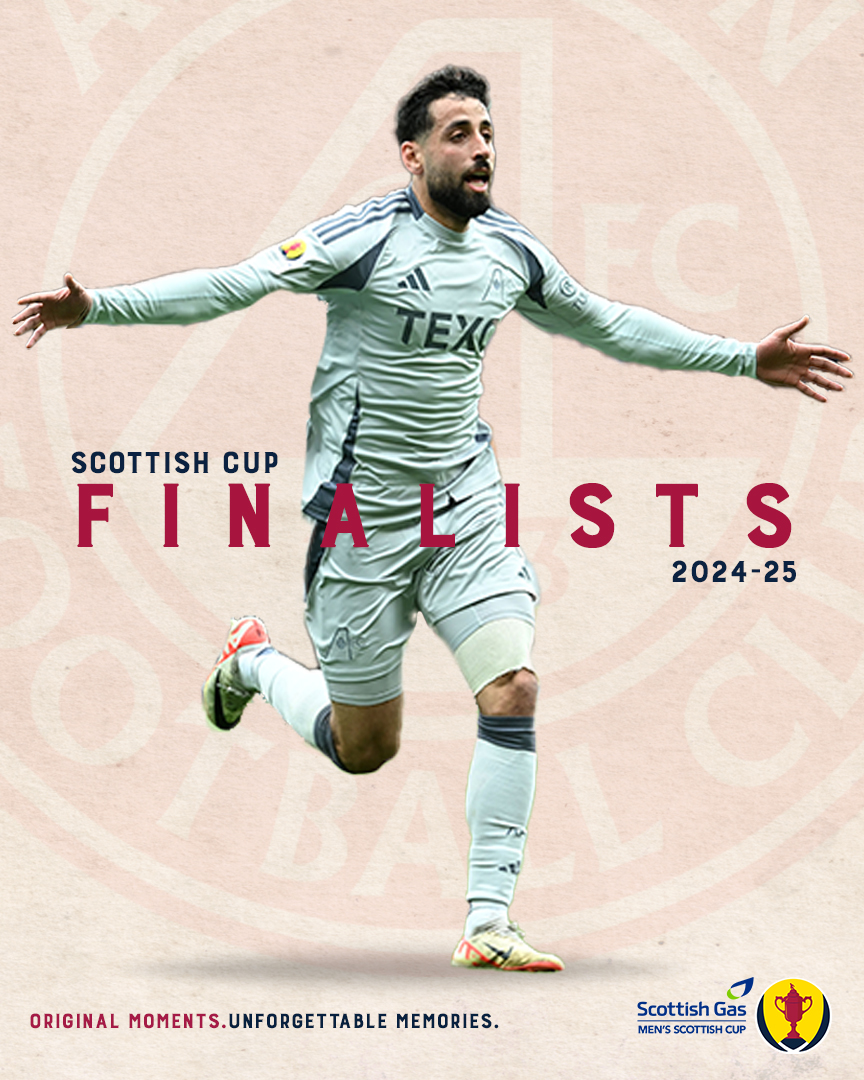 ScottishCup's tweet photo. 🔴⚪️ Your first @scottishgas Men's Scottish Cup Finalists are @AberdeenFC 

#ScottishCup https://t.co/AKFmlViwaV