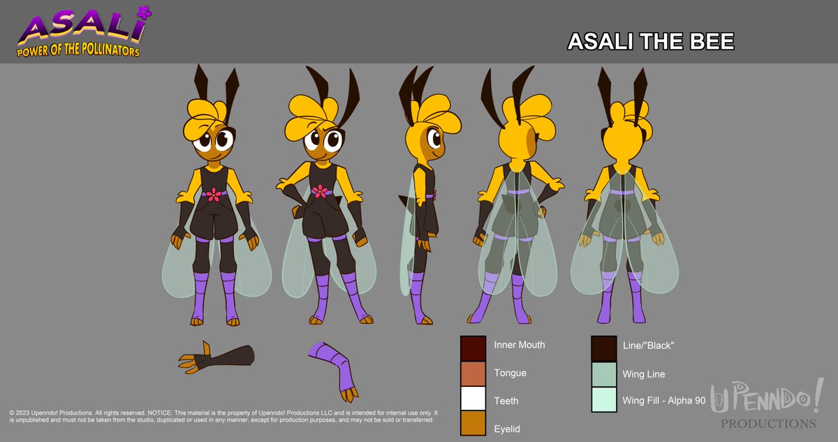 AsaliMovie's tweet photo. Asali the bee character sheet by @mayasideas ! #APOTP #asalimovie #indieanimation https://t.co/IQmlXoy1Pb