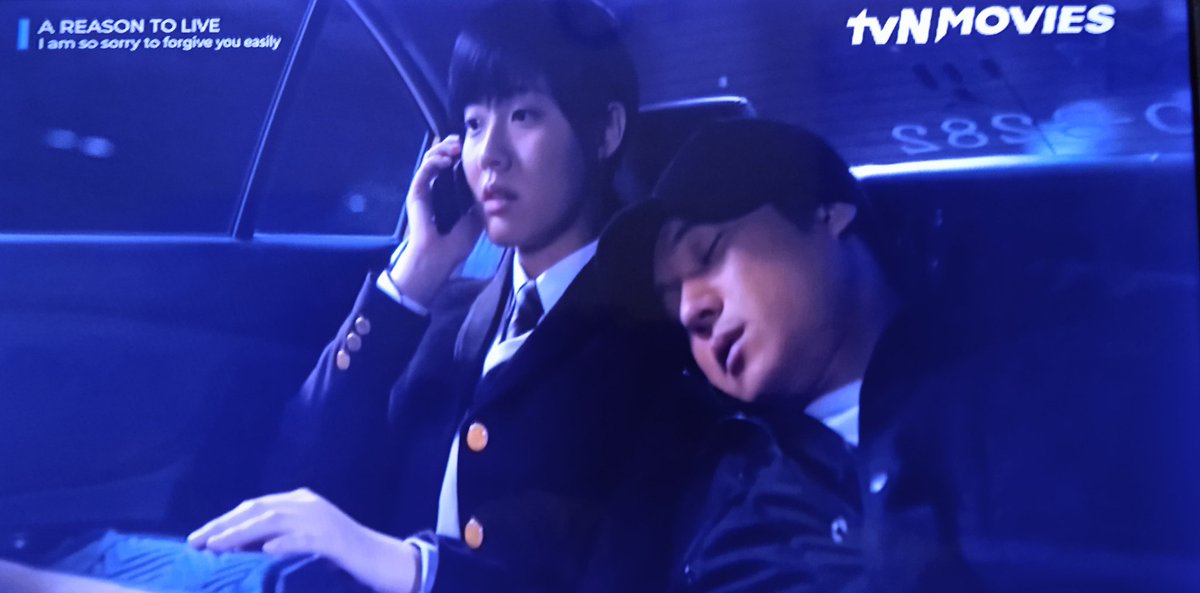 Mr_Ask_Why's tweet photo. #SaturdayNight watching #AReasonToLive premiere on @tvN_Movies ๐
#tvNMovies #HomeOfKoreanBlockbusters
#SaturdayBlockBusters #SongHyeKyo #NamJiHyun https://t.co/oa2PFe4kc9