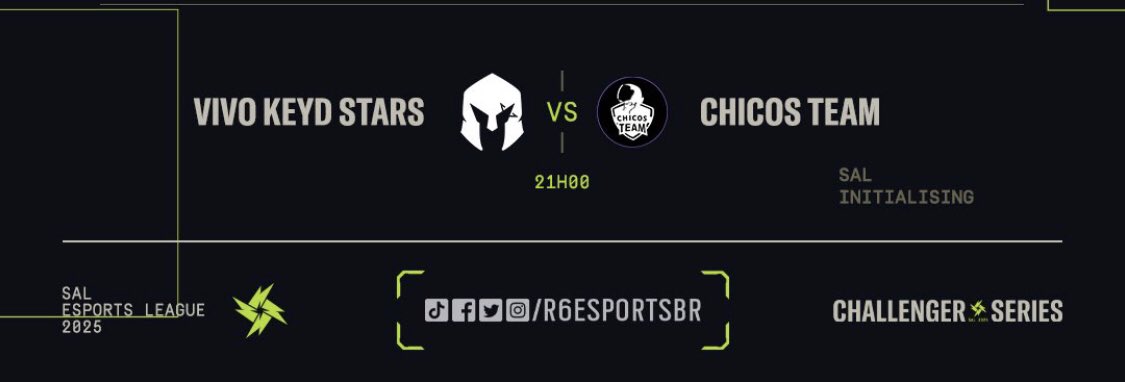 Lucianoadv10's tweet photo. Bom dia Los Chicos!!!
Enfim chegou a hora de separar as crianças dos adultos.
Estamos prontos pra guerra 
#GoChicos @ChicosTeamR6
20h Br Chicos Team x Vivo Keyd https://t.co/v1X2k5dzTy