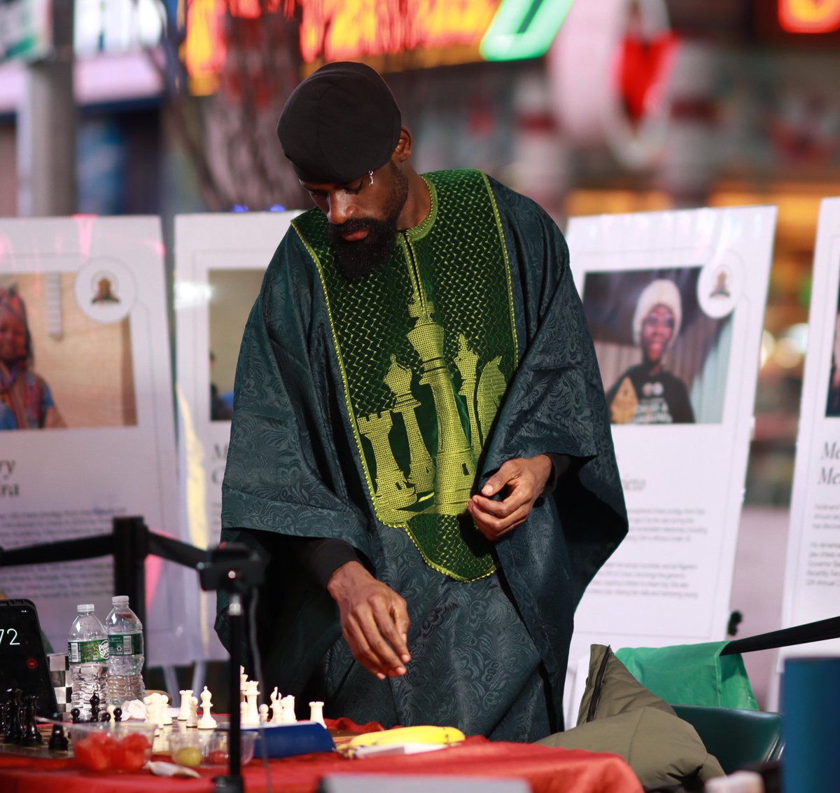 Hello everyone, please lets cheer up Tunde.

Well done Tunde <a href="/Tunde_OD/">Tunde Onakoya</a> 
45 HOURS! 🇳🇬

You will succeed. 

#70HoursofChessWithTunde
#ChessForEducation 
#GWR2025 #DreamersFila