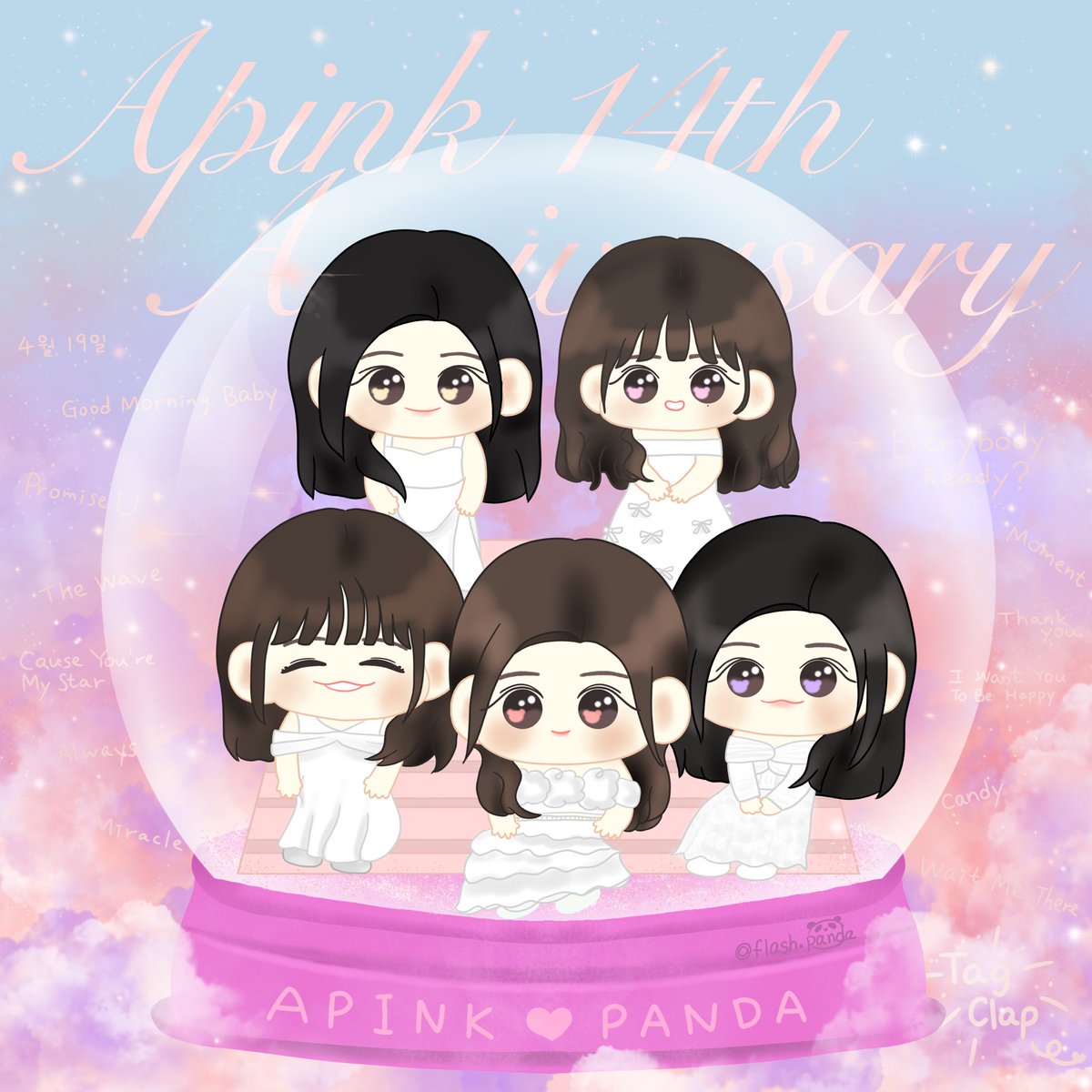 ✨Happy 14th Anniversary✨💕

<a href="/Apinkpcr/">박초롱</a> <a href="/Apinkbm/">윤보미</a> <a href="/Apinkjej/">정은지</a> <a href="/APINKKNJ/">김남주</a> <a href="/Apinkohy/">오하영</a> 
#우리에게_온_14번째_봄_에이핑크
#APINK_14YEAR

#에이핑크 #Apink #박초롱 #윤보미 #정은지 #김남주 #오하영