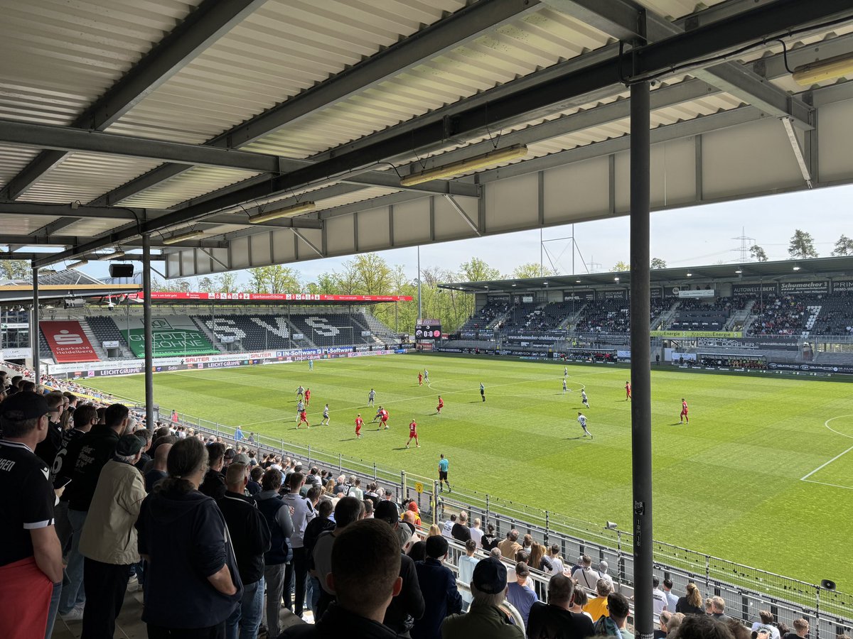 DeRjoT's tweet photo. 🇩🇪 19.04.2025 - 3. Liga, 34. Spieltag: SV Sandhausen vs. Rot-Weiss Essen (0:2) vor 4.348 Zuschauern im Hardtwaldstadion. #groundhopping #groundhopper https://t.co/fLbfZLzdq0