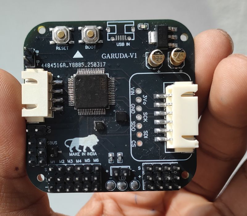 NewsIADN's tweet photo. Pune-based student Harsh Dhanawade has custom-developed an indigenous PCB (GARUDA-V1) for drone applications. https://t.co/yNCpxQKg9C
