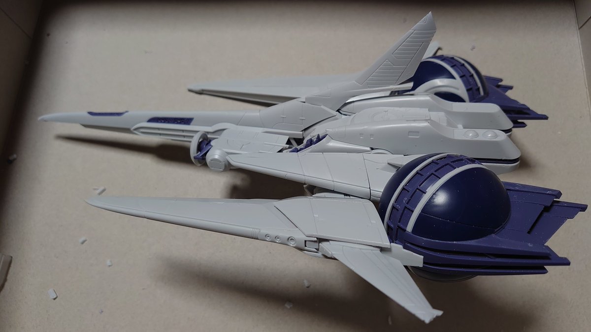 white_okojyo's tweet photo. PLAMAX BLASSTY 仮組終了
急いで組立てて正味30分強
組むまで気が付かなかったけど腰の部分(3枚目)ってアレンジされててかっこいいわ
ここって取っ手みたいのが生えてたんだけどデザインの一部になってる。
#PLAMAX #BLASSTY #ブラスティー #プラモデル https://t.co/QIN48ElTji