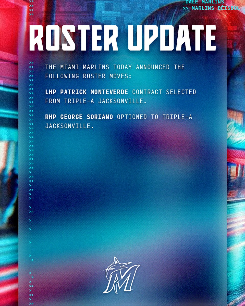 Today's roster update:
