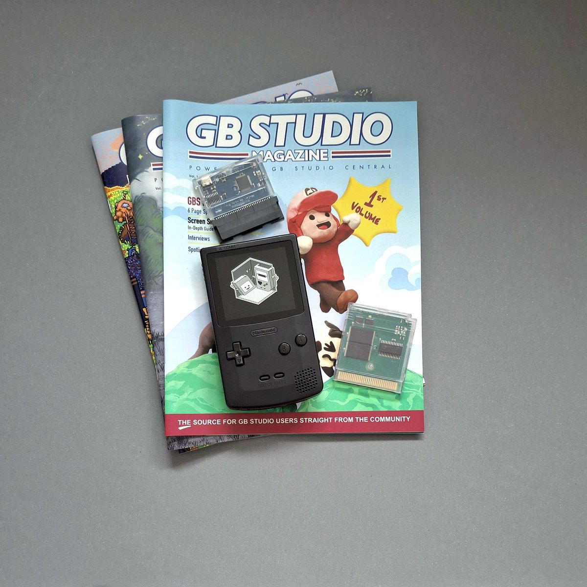 yogi_tronimal's tweet image. Here is a picture of the prizes for Game Boy Showdown 2025.
itch.io/jam/game-boy-s…
Join the Jam!
#nintendo #gameboy #gameboycolor #nintendogameboy #gbstudio #gbdk #gamejam #gamedev #indiedev #homebrew