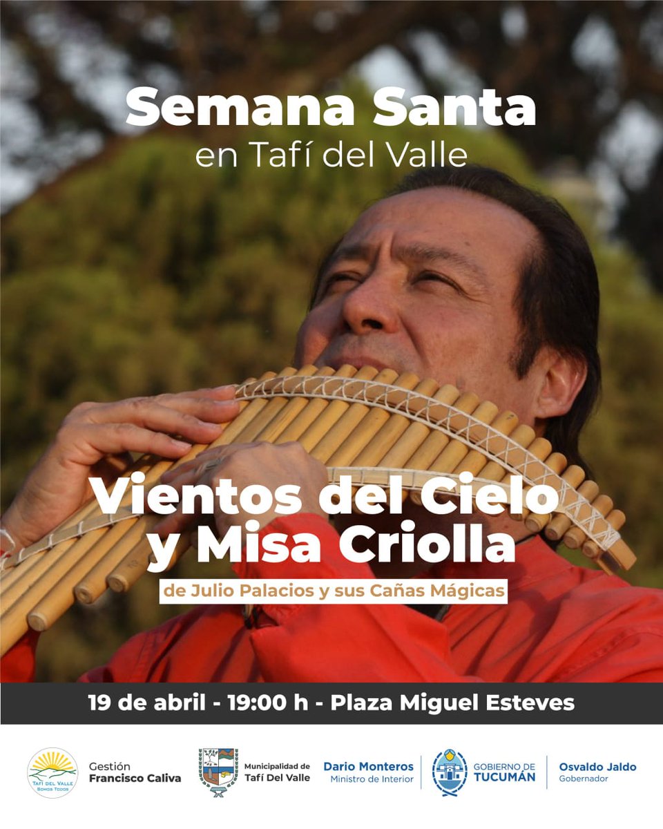 La Misa Criolla hoy en Tafí del Valle, 19hs en Plaza Estevez
#SemanaSanta2025 #tafidelvalle