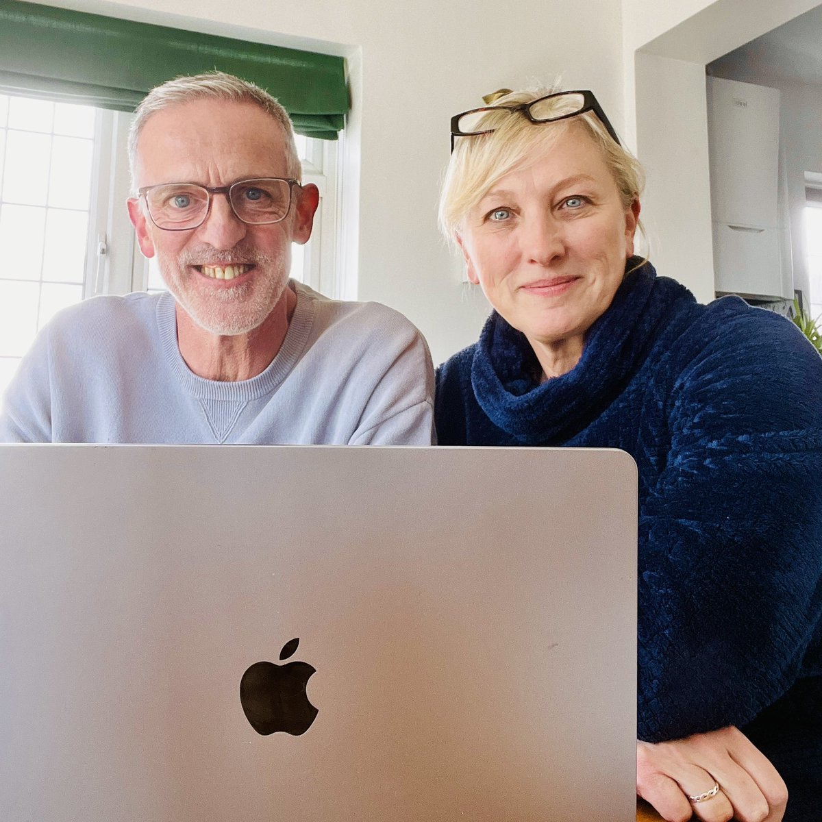 MartineBBC's tweet image. It’s the Upstage Training corporate away day! @NeilMidgley and I have been strategising at the highest level (and eating lunch and gossiping…) Happy Easter, everyone! 🐣
