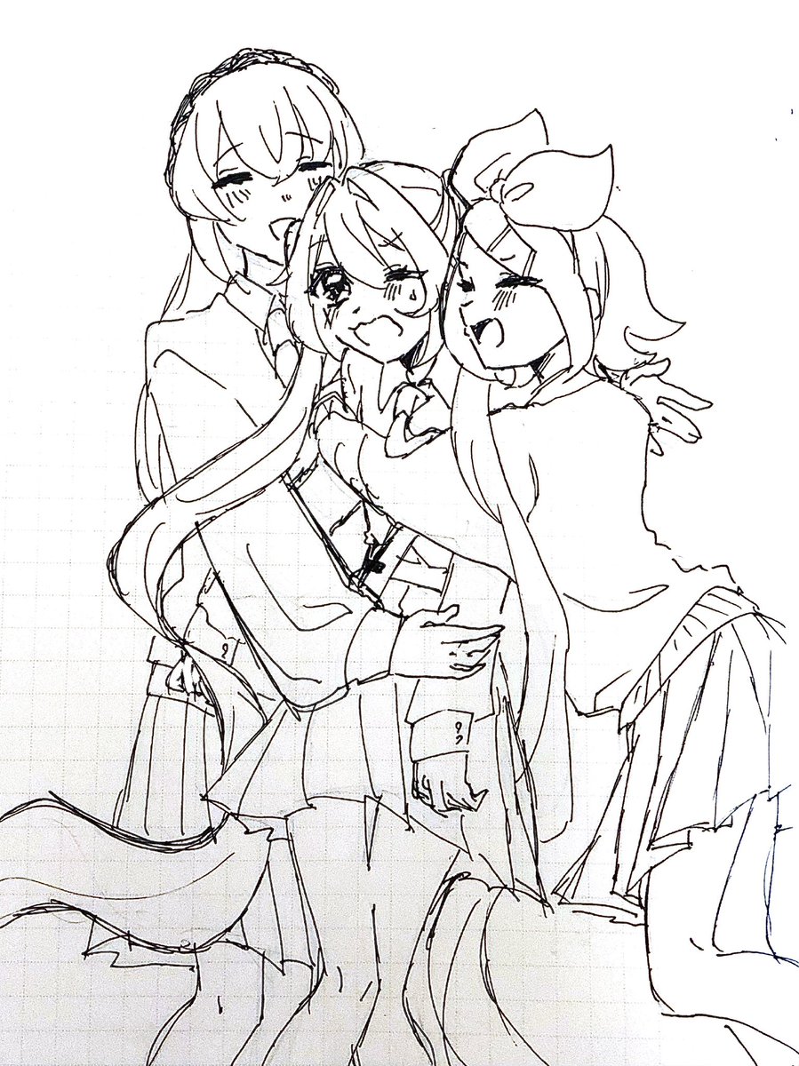 dyns_6's tweet photo. 🫶
 #初音ミク  #鏡音リン   #巡音ルカ https://t.co/j357lbKa4X