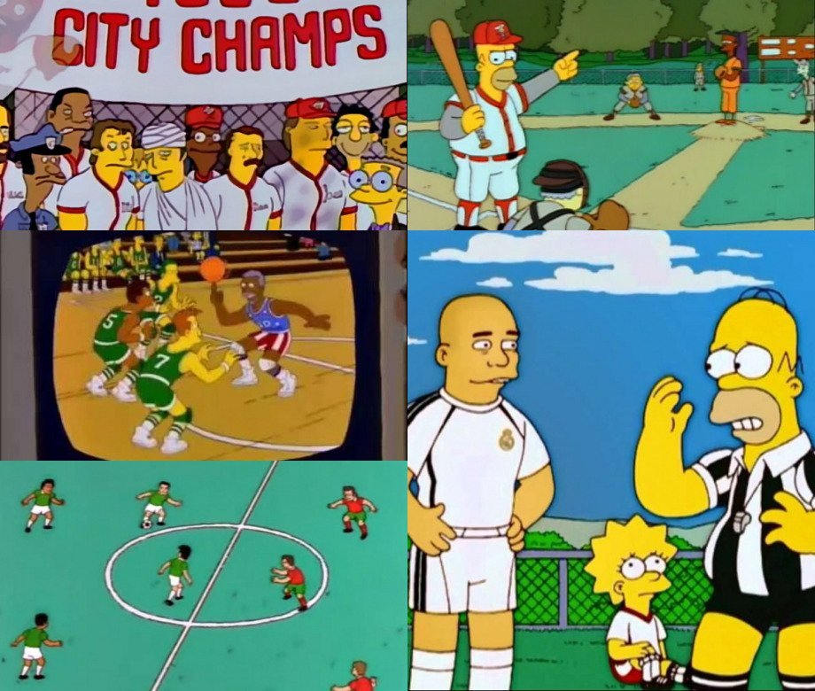 VSportsTM's tweet photo. Hoy es el Día Mundial de Los Simpson. Se cumplen 38 años de su primera aparición en TV 📺. Nos han sacado cientos de sonrisas, nos han adelantado el futuro muchas (realmente muchas) veces y también nos han dejado una colección de secuencias deportivas inolvidables ❤️ https://t.co/Q2yZossDbr