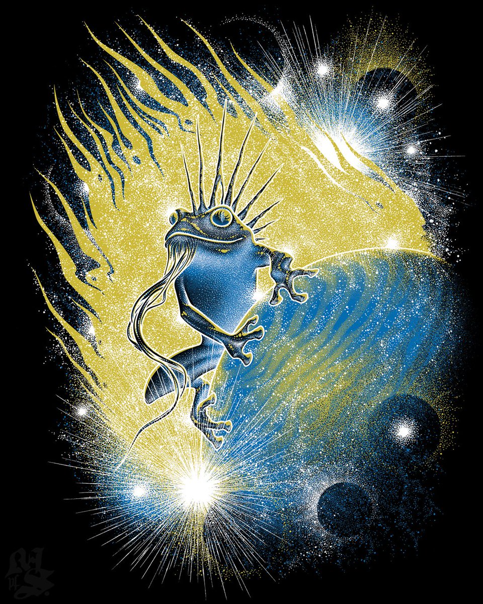 "Jovian Hop", black variant tee artwork!
#illustration #art #PsychedelicArt