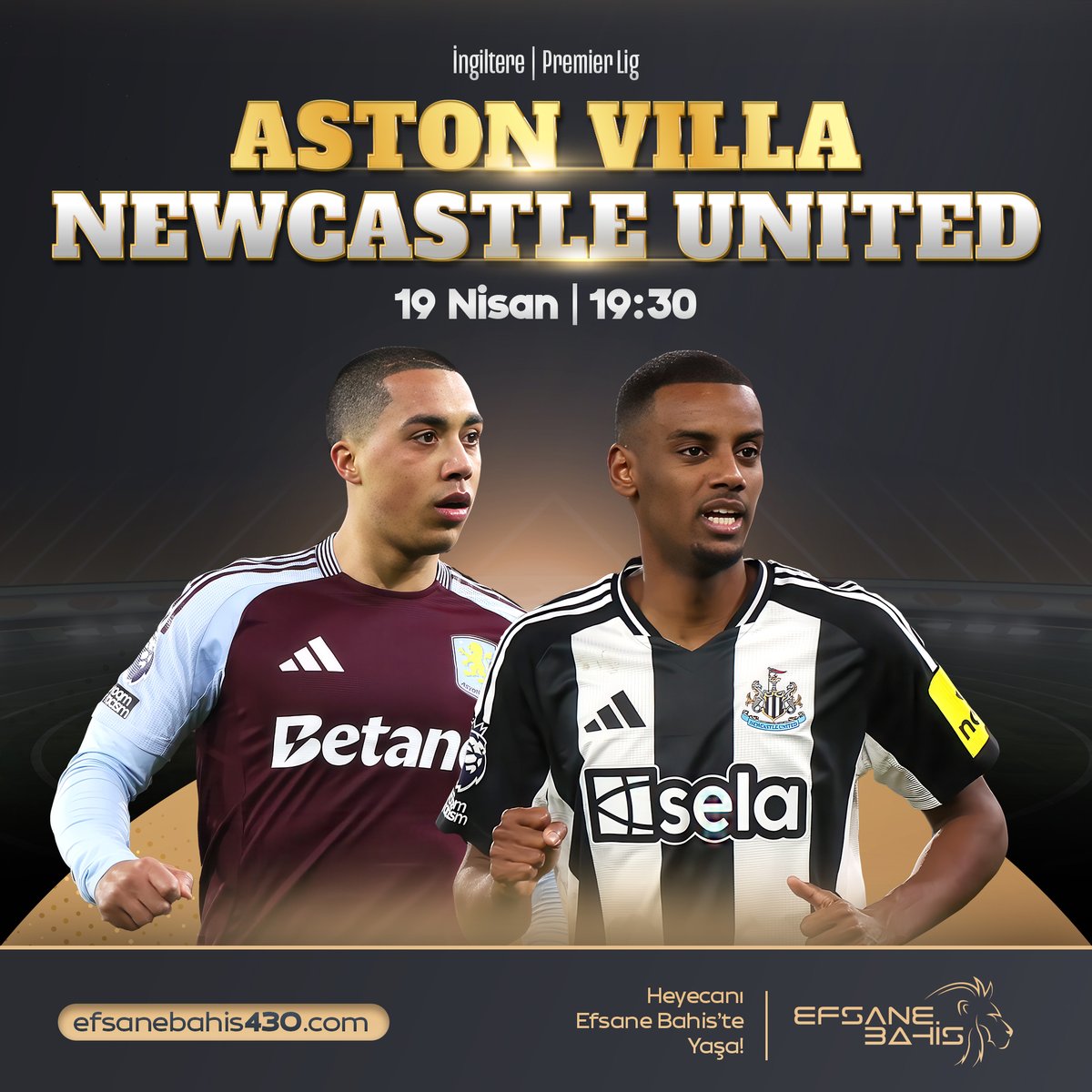 Efsane Bahis'le Cumartesi Bülteninde Efsane Karşılaşmalar Sizlerle!

 ⚽️#Göztepe - #Beşiktaş
⚽️#AstonVilla  -  #NewcastleUnıted

 Efsane Oranlarla Bahis Almak İçin:efsanebahis430.com