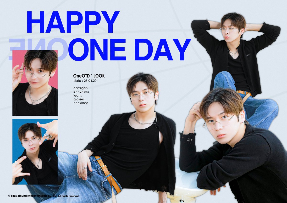 🦉 𝐇𝐀𝐏𝐏𝐘 𝐎𝐍𝐄 𝐃𝐀𝐘 🦉

#NOMAD #노매드 
#ONE #원
#HAPPY_ONE_DAY #HBD_ONE