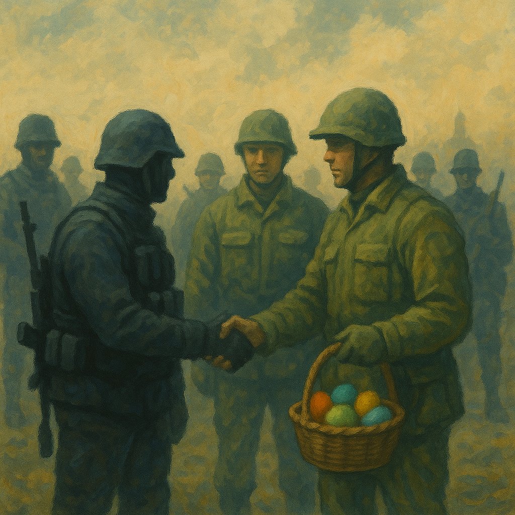 emb_rus's tweet photo. 🕊️ EASTER TRUCE ANNOUNCED
🇷🇺 Russia to halt military operations from 6 PM Apr 19 (5 PM Rome) to midnight Apr 21 (11 PM Rome)
✌️A crucial gesture amid the 🇺🇦conflict 
🙏Let’s hope for reciprocity — and that the truce holds. Would be a big step to PEACE!
@mfa_russia @TerzaLoggia https://t.co/jJilDCQSjg