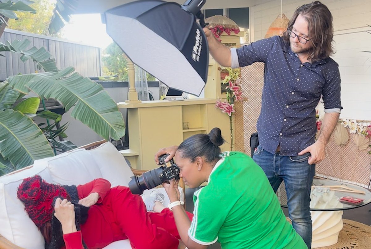 Teamed up with <a href="/NathalieGordon/">Nathalie Gordon</a> to craft a clean editorial-style look on 16mm Kodak 7203 (50D). Slower stock let us sync lighting with stills. 16mm adds just enough texture—alive, timeless, and refined.

🎥📸 BTS: instagram.com/p/DIkYwHTTpYf/
#CreativeCollaboration #BTS