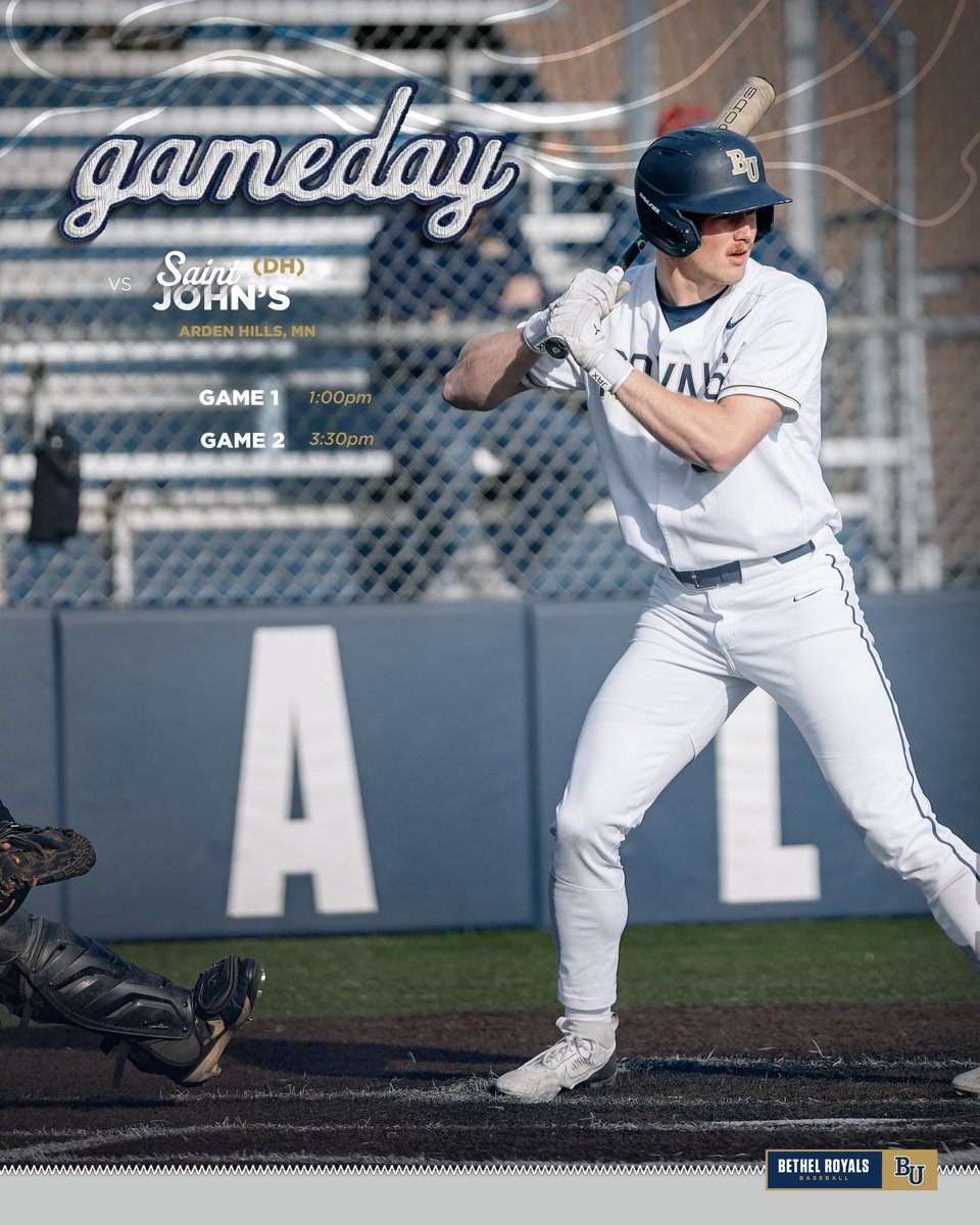 baseball_bethel's tweet photo. Answering the Call ☎️

📍Hargis Park
🆚 St. John’s
⏰ 1:00 &amp; 3:30

#RoarWithUs x #d3bsb https://t.co/zCdX6HTg5x