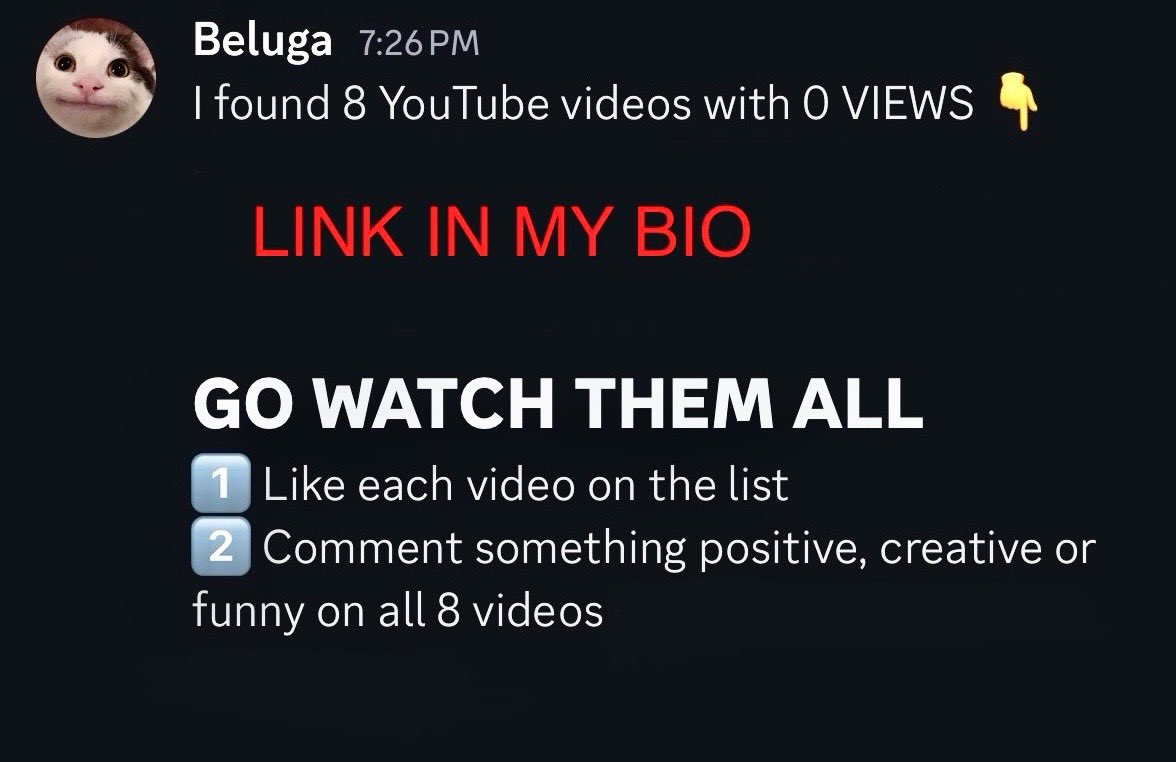 QUICK - BE IN MY NEXT VIDEO

You have 24 hours