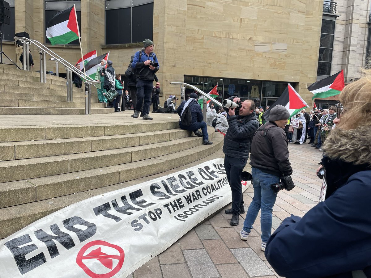 PhilTaylorGlsgw's tweet image. #StopTheGenocideInGaza #stwc March and rally in Glasgow