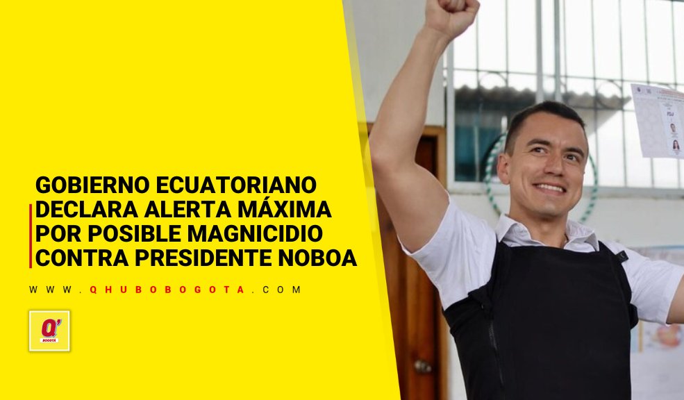 digital_bo70600's tweet photo. #AsíPasó Gobierno Ecuatoriano advierte de un posible plan de magnicidio contra el presidente Daniel Noboa.
https://t.co/32kqjFGHvM https://t.co/pn7nb4gUba