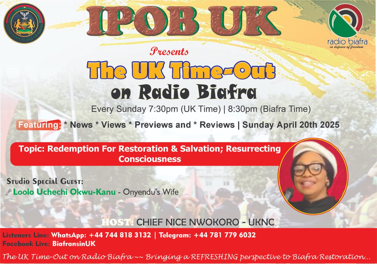 OkwukKanu's tweet photo. Thank you to the IPOB Family, Italy— *****All Roads Lead To Rome or Ferrara, as the case may be*****.

Good afternoon to you, my 'conscious' ladies and gentlemen! It is yet another beautiful day, and Chiukwu the creator has remained ever faithful.

I can’t believe it’s already the 19th of April!

We returned from Italy, and I fell deeper into the snares of the 'thorns' laced in our path to freedom as a people - #NdiIgbo and #Biafrans headed by Mazi #NnamdiKanu, who is still held illegally by the Nigerian government.
 By 'thorns,' I mean injustice, subjugation, and the manipulations of the neo-colonialists as they continue to ensnare us in perpetual servitude.

My appreciation goes to the IPOB family, Italy, who showed us the love of a family.

I am still in awe of your love, kindness, and protection. This, I do not take for granted, and I pray for replenishment, good health, God’s protection, and understanding to deal with things in the right way.

  As 'all roads lead to Rome'; as `all roads led to Ferrara', may we be blessed with the knowledge to discern the 'right' ways that will lead to our freedom as a people. To have hope and be rooted in the confidence that no matter where we find ourselves, we will always have our home to return to. Not just a physical location, it could be a spiritual location, it could be emotional, it could be your career location (ambition), and so on. Just make sure in any of the several paths you decide to take, it is the right one.

And, be mindful of 'Appian Ways'....... 
Did you ever use the word 'Appian Way' (meaning Via Appia) back home when seeking a shortcut or connection to your destination?
Did you know it was a real Roman road named after Appius Claudius Caecus - the Roman statesman and writer best known for his two major building projects: the Appian Way - the first major Roman road, and the first aqueduct in Rome, the Aqua Appia?

How did we start using the word 'Appian Way' to mean a shortcut in our context – who invented it?
I will like to know.

Join me tomorrow on The UK Time-Out (on Radio Biafra) as we explore a few ways to resurrect Consciousness.

Remember to always find the meanings to my writings in between lines as I always write parabolically and metaphorically.

I speak consciousness, for that is the #ArtofLiving.

Happy Easter to those celebrating it.

My name is Uchechigeme Anyanwuututu Okwu-Kanu.

19.04.2024