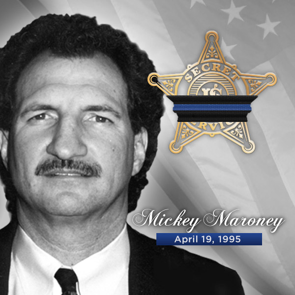 SecretService's tweet image. Today we remember Special Agent Mickey B. Maroney, who lost his life in the Oklahoma City bombing April 19, 1995.