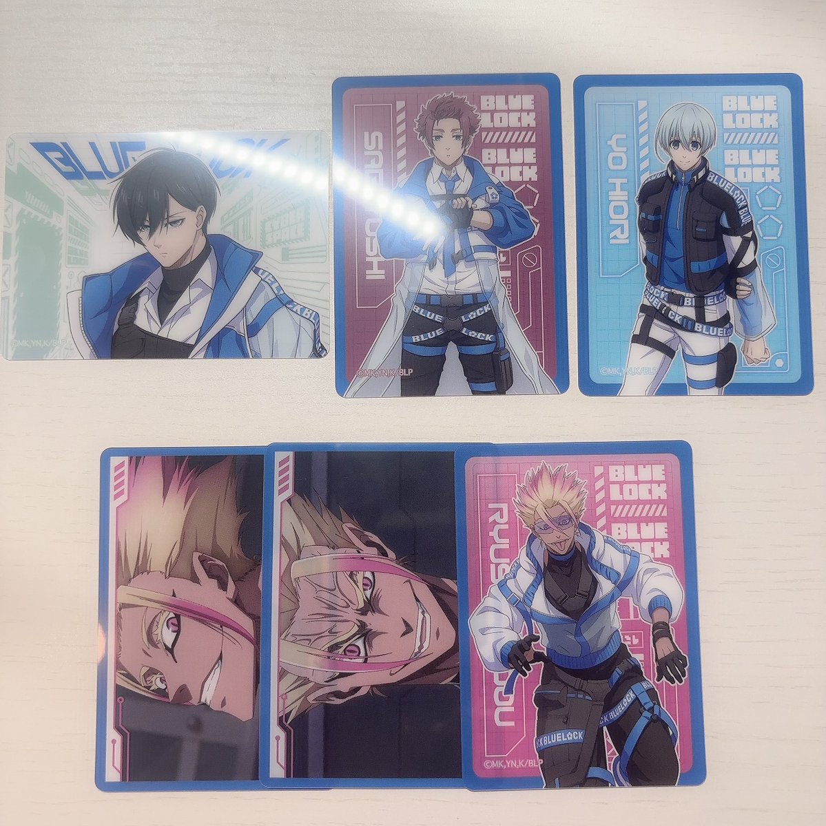 pom015__'s tweet photo. 交換 譲渡 買取 ブルロ ブルーロック トレーディングクリアカード ピクチャーム

譲：凛 冴 氷織 士道
求：凪 (2枚目以外の同種) 異種も可
もしくは6枚まとめて送料込700円🙆🏻‍♀️ https://t.co/PN7wzosc1Q