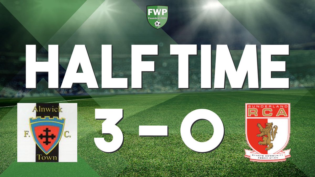 HALF-TIME: Alnwick Town 3-0 Sunderland RCA fwp.co/y2Ftk8