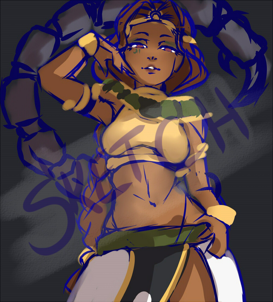 AT with <a href="/BelleShin/">belle_stuff🌠</a>  💜
#arttrade #art