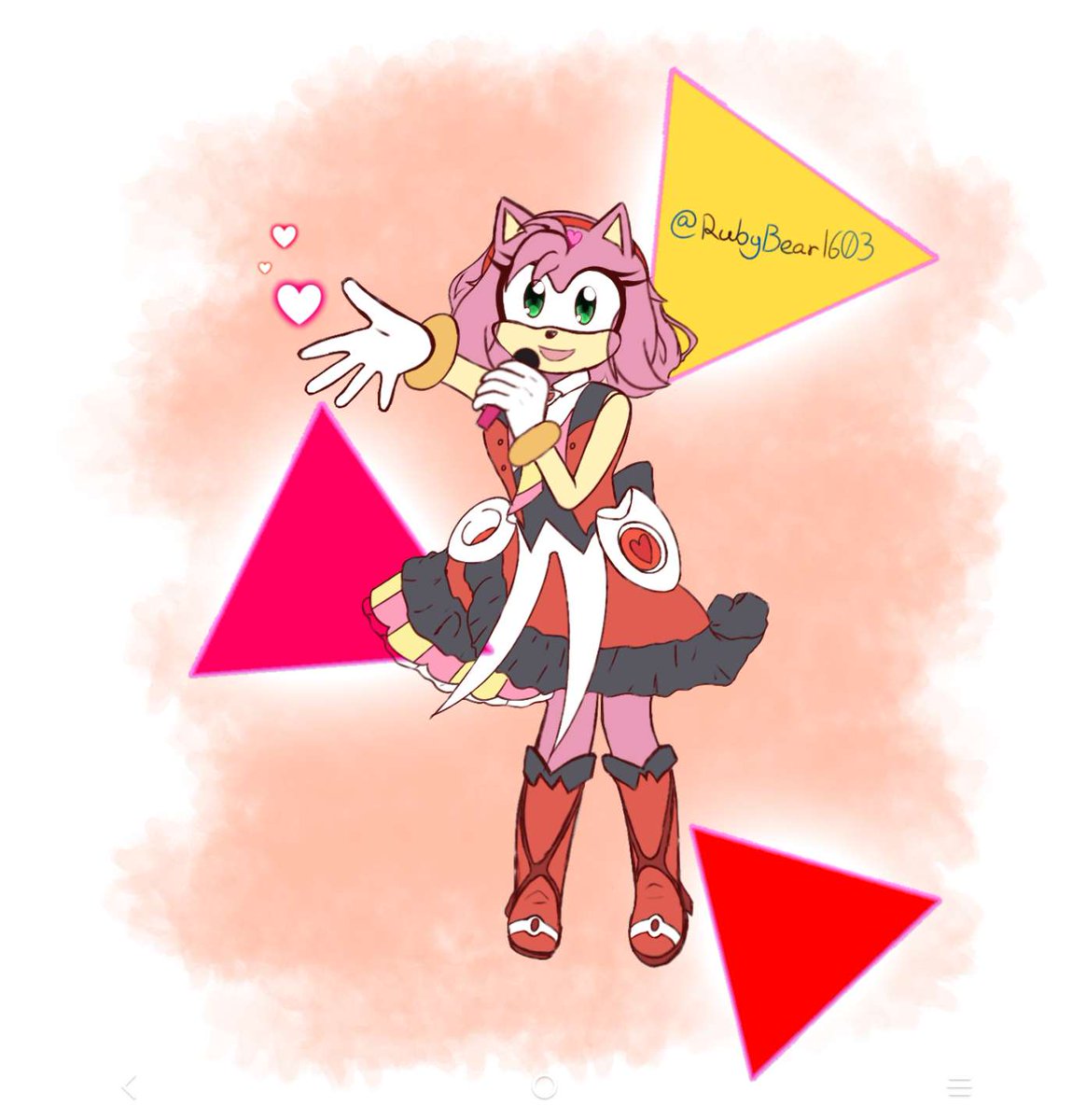 First ever fanart. Hi o/. Uhhh- I offer Macross Amy as a teaser for an AU I'll get around to writing one day, it will be another shadamy fic!
#amyrose #MacrossDelta