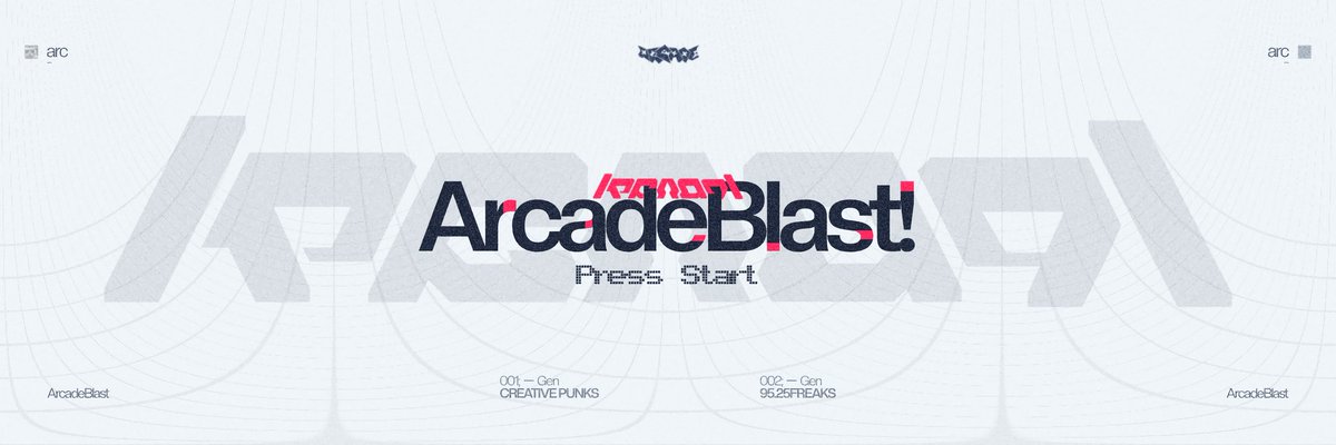 Haine_pi's tweet photo. Official banner for @ArcadeBlast009

In collaboration with @sayrdan 
#designs #GraphicDesign https://t.co/0DsGZEb7QB