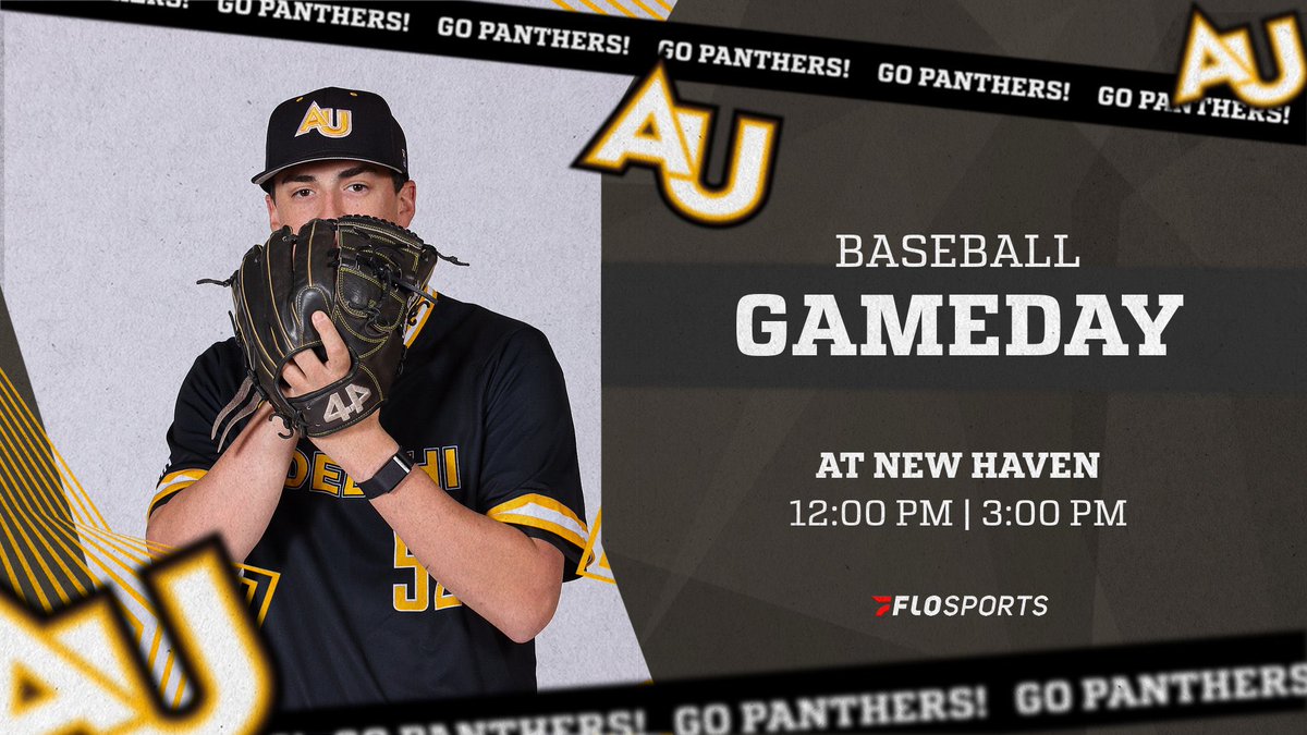 AdelphiBaseball's tweet image. A BIG doubleheader coming up in just over an hour ⚾️
📍: West Haven, Conn.
🆚: @UNHChargers
⏰: 12:00 PM | 3:00 PM
📊: bit.ly/2H7ZIEo
📺: bit.ly/3CEiNNu
#PawsUp🐾