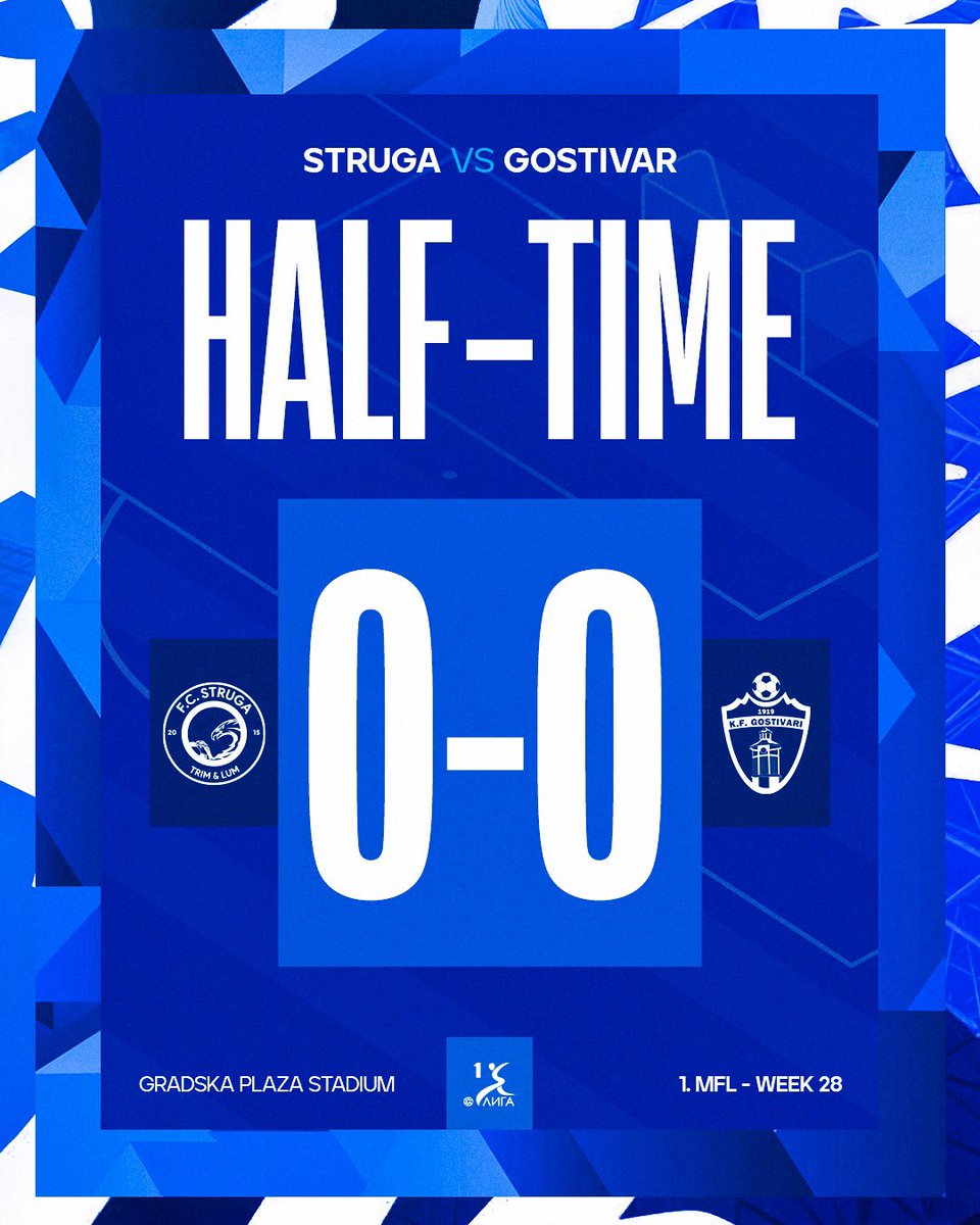 HALF TIME
Struga 0 - 0 Gostivar