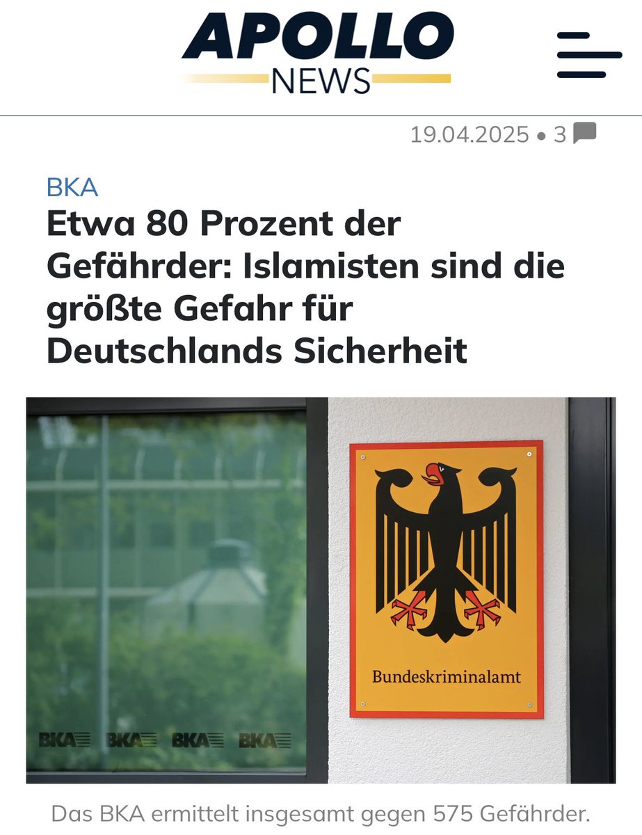 Und jetzt alle: “Die größte Gefahr geht von Rechts aus“

apollo-news.net/etwa-80-prozen…