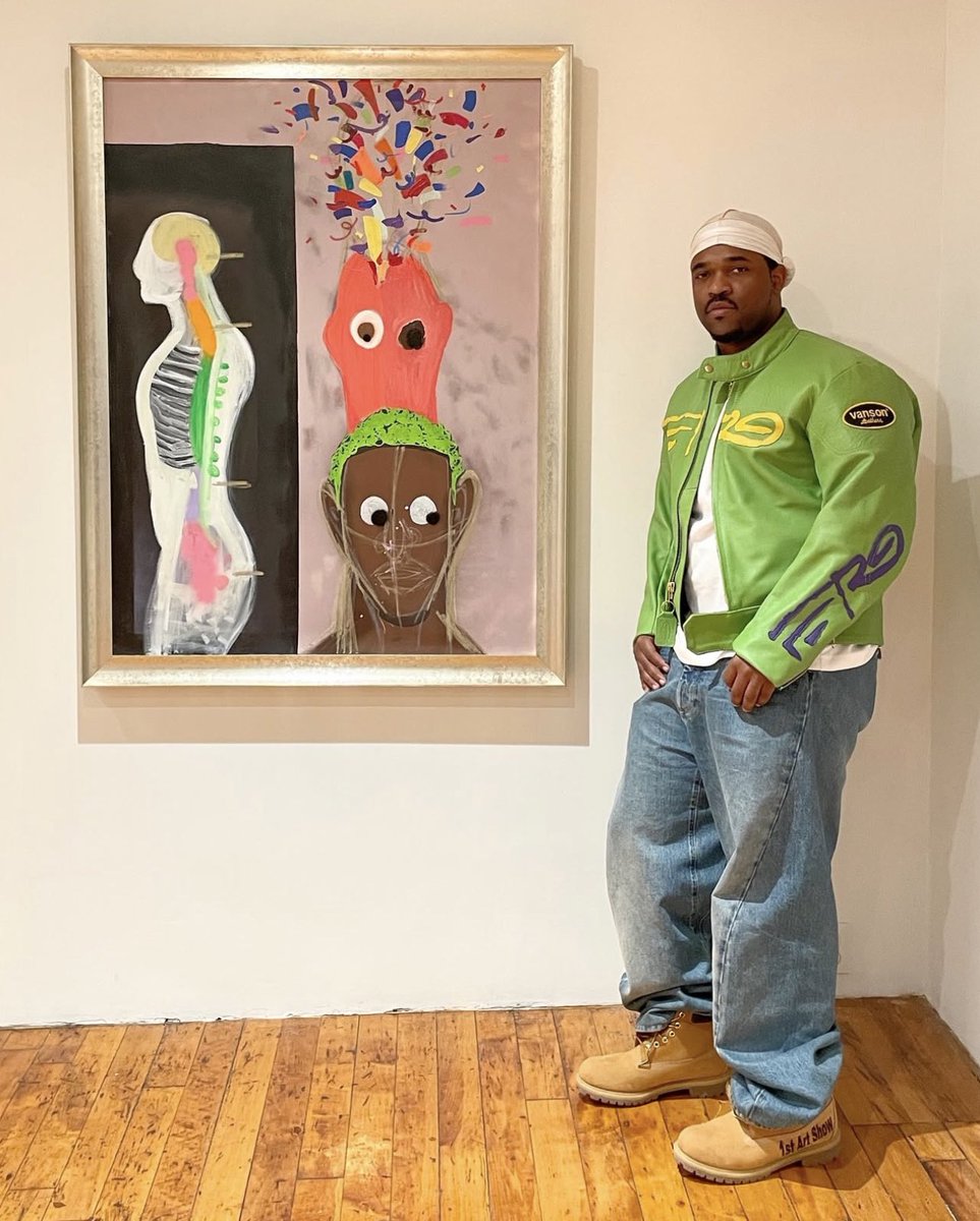 StreetFashion01's tweet photo. ASAP Ferg had his Debut Art Show last Night!🖤 https://t.co/7GY42o5uQD