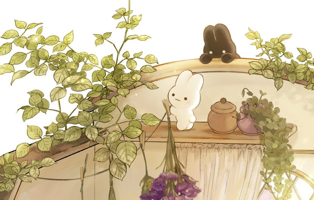umibirdbird's tweet photo. 🐰🌱 https://t.co/x1XXgSK2KG