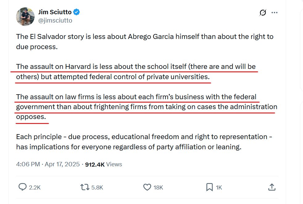 Stopping the flow of federal funds to private universities is not "controlling them. Especially when they have enough money for free tuition.

Also, I thought cancelling law firms associated with Trump was good.  And huge banks refusing business for companies who sell guns.