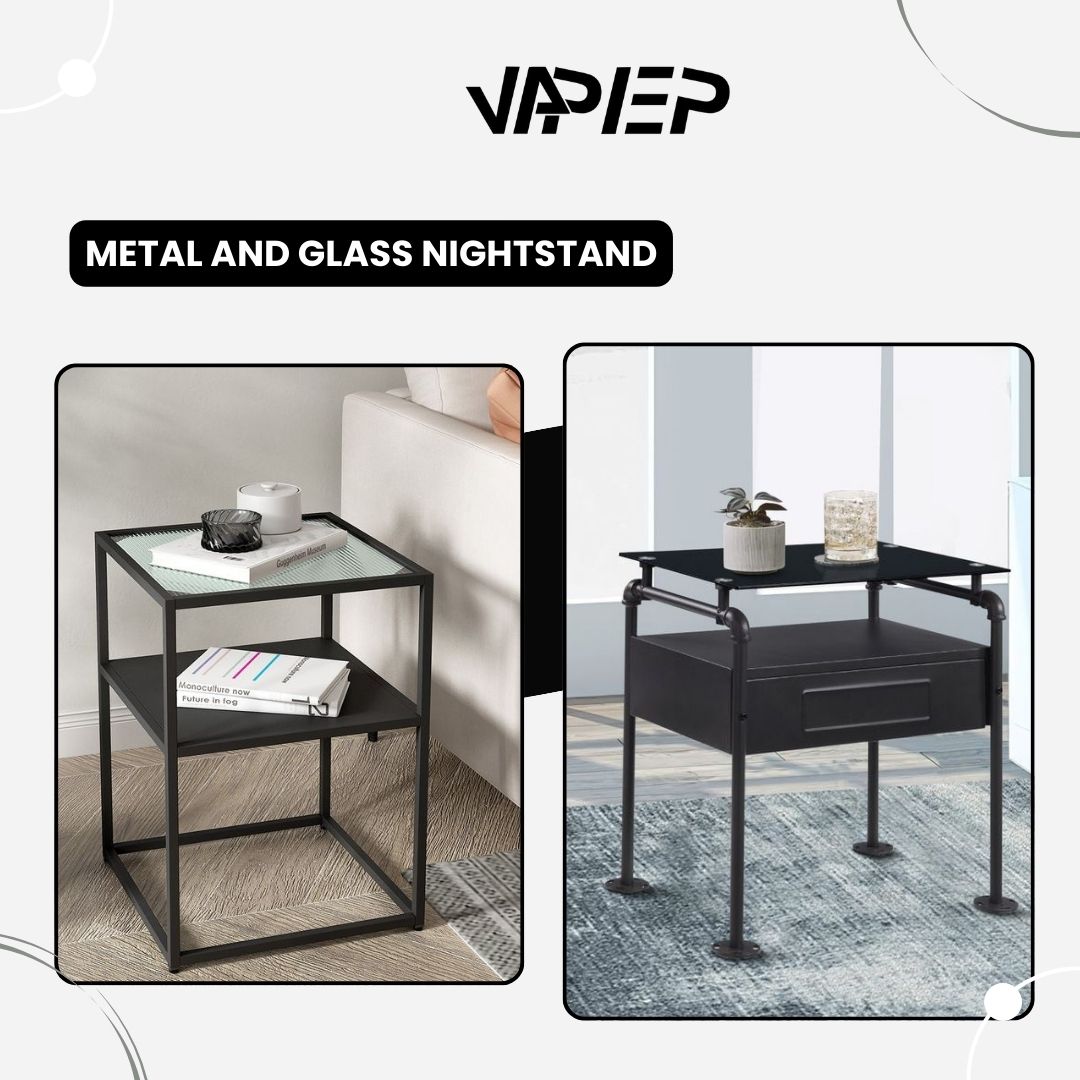 variertech's tweet photo. Clean lines. Clear surfaces. Sleek style. ✨
Our Metal &amp; Glass Nightstand adds elegance to any space — without the bulk.
#ModernFurniture #GlassNightstand #InteriorDesign #BedroomStyle #FurnitureTrends https://t.co/vetbUQNGHi