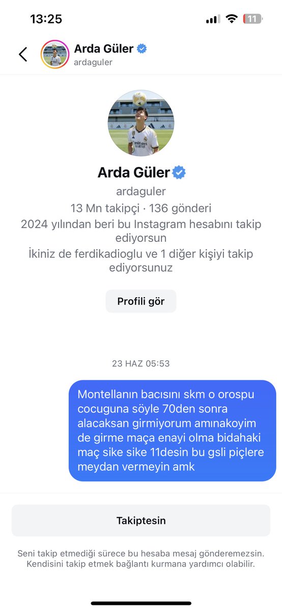 Kız: instagram şifren ne?

Ben: veremem 

Kız: neden

Ben: çünkü seni aldatıyorum 😞

Kız: ne ayrılıyorum senden

O sırada ifşa olmasından korktuğum dmler;