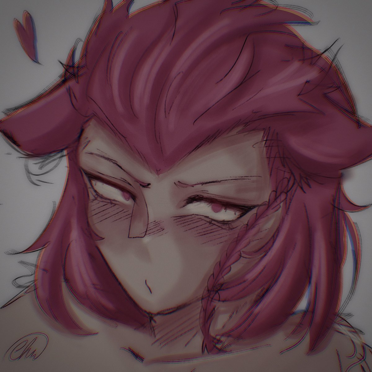 mxchqq's tweet photo. kazuichi sketch bleeeh #左右田和一 https://t.co/b3Uyd69qyi