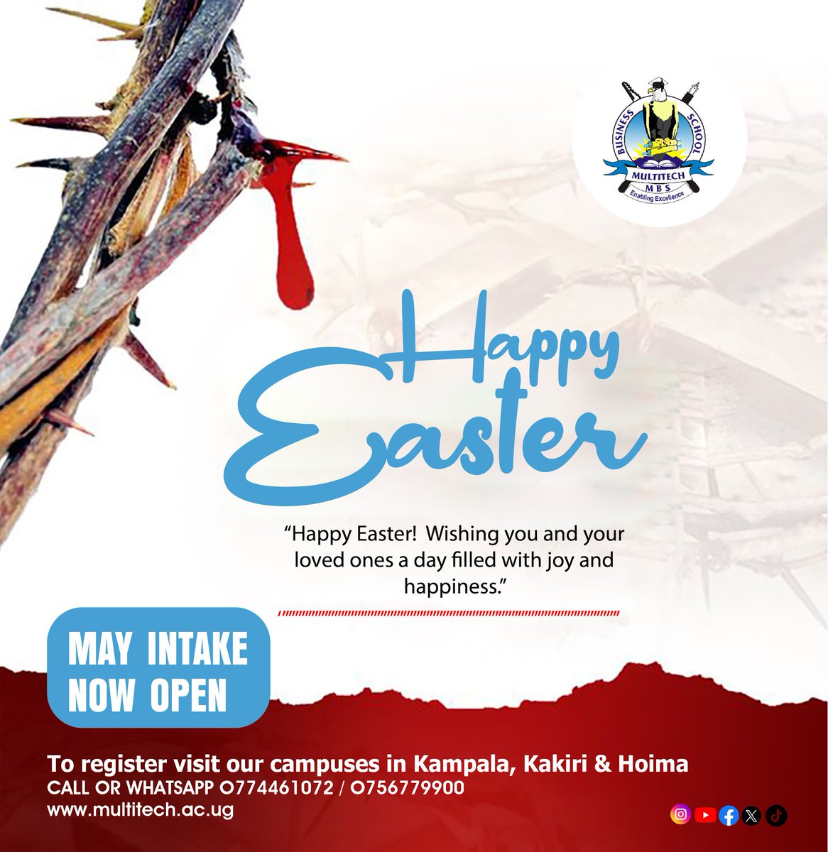 MULTITECHBS's tweet photo. Happy Easter.
Don't forget our May Intake is still open, check on us after this long Easter Holiday.

#MayIntake2025

https://t.co/uar1jvks0q https://t.co/NbmiAsVB9X