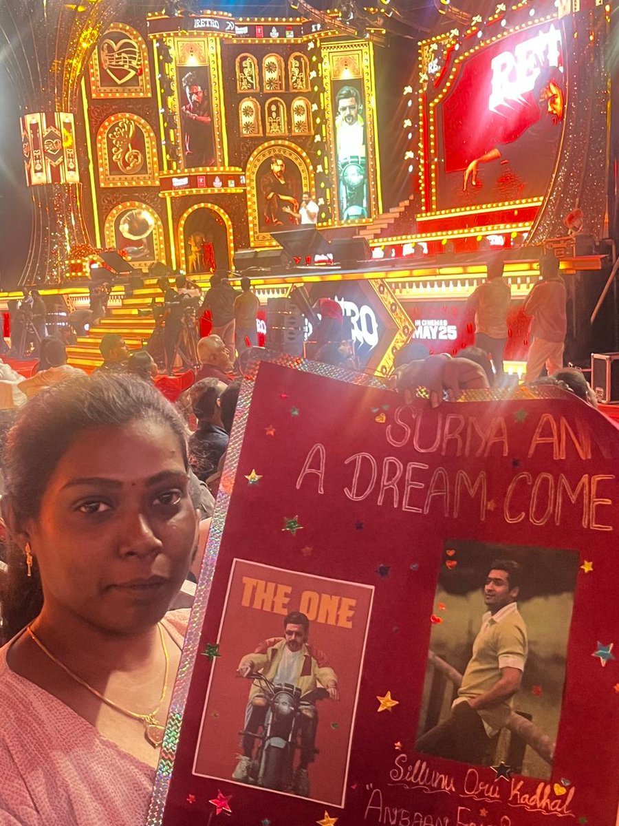 PAVITHRAseju's tweet photo. @Suriya_offl anna speech 🥹 18.04.25
#anbaanafans #RetroAudioLaunch #RetroTrailer #Retro #RetroAudioAndTrailerToday #retrofrommayone #TheOne https://t.co/cj3kg6EtwL