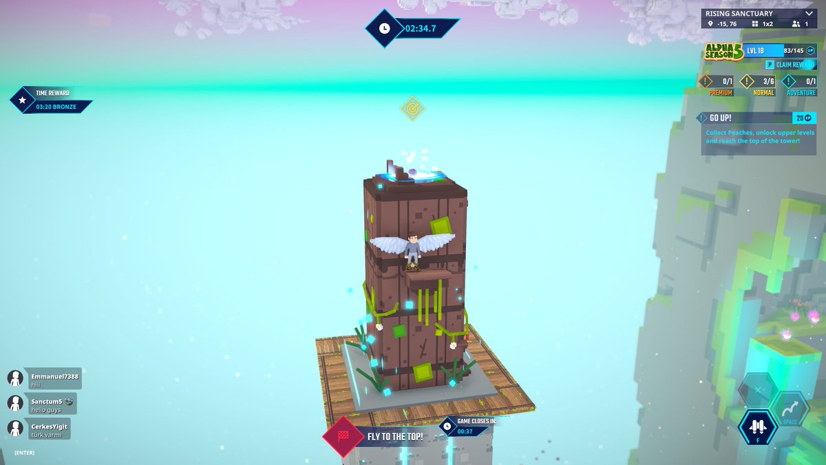 awiesel's tweet photo. Who can fly faster than me? Try to beat me in @TheSandboxGame  https://t.co/s93wuk27FH #AlphaSeason5 https://t.co/JCeVaQhxr6