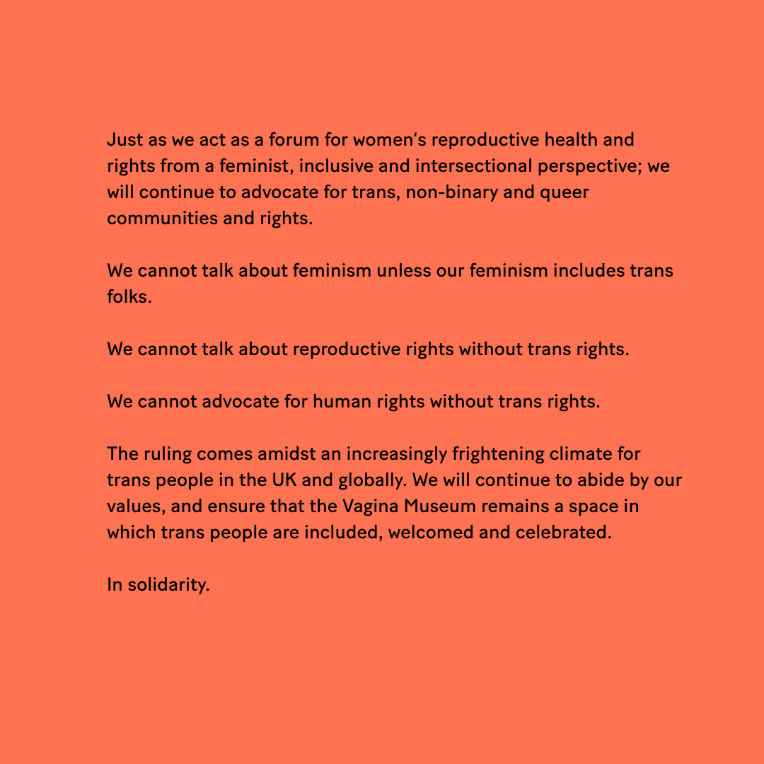 Vagina Museum tweet media