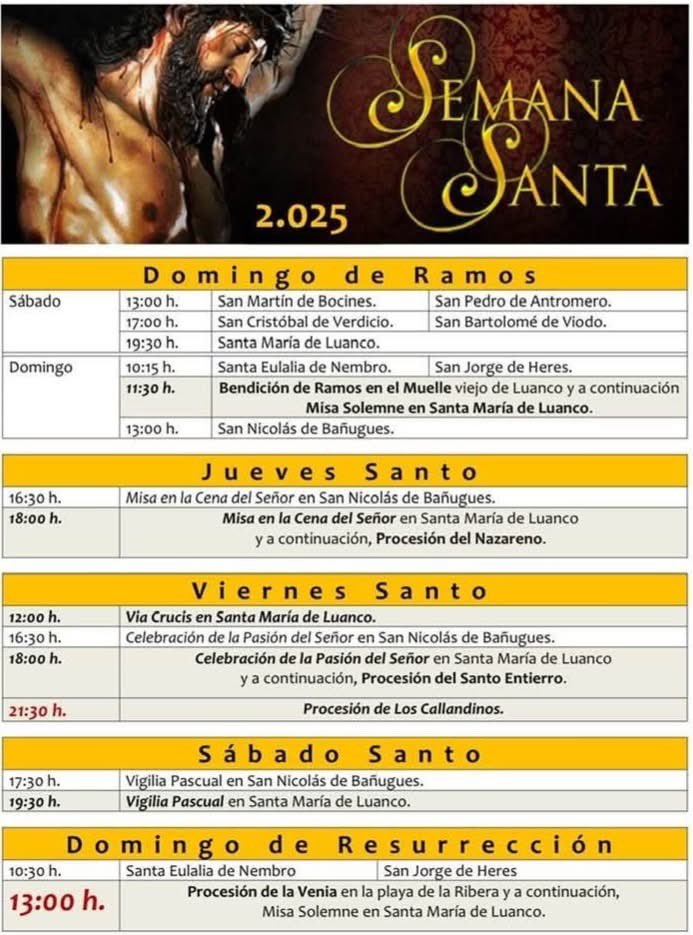 mundogaita's tweet photo. 👉🏻 La banda gaites “Cabu Peñes” participará 🥁 mañana na “Procesión de la Venia” 🌊⛪️ en #Lluanco
📅 20 Abril
🕐 13:00h
📍Playa La Ribera
#bandagaites #pipeband #gaita #bagpipe #SemanaSanta #Asturies #mundogaita https://t.co/BINF4BV46o