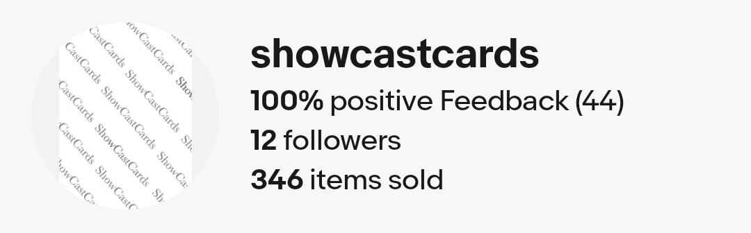 showcastcards's tweet photo. Little show of appreciation here, because what do you mean ive sold 346 items!? 🥹🥹 https://t.co/R5iMupzXUy